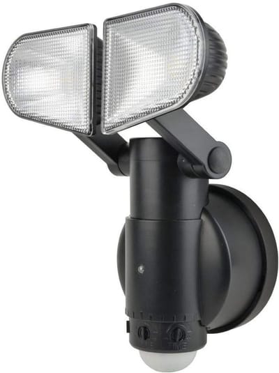 Draaibare LED Floodlight op Batterijen met Bewegingssensor - Draadloos Buitenlicht 400 Lumen IP44