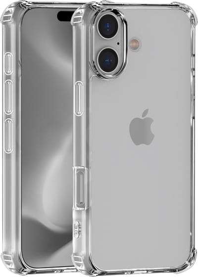 Hoesje voor iphone 16 backcover Shockproof siliconen Transparant