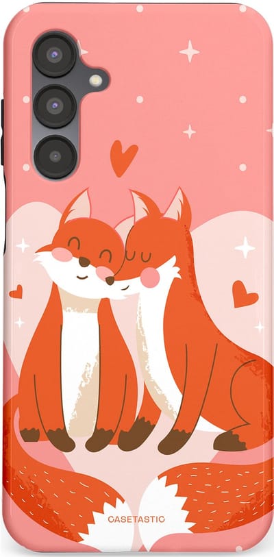 Casetastic Hoesje Geschikt voor Samsung A16 - Stijlvolle Beschermende Duo-layer Case - Vossenzoen