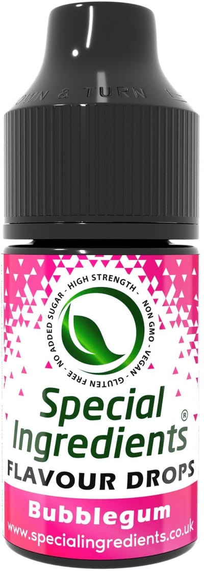 Bubblegum Smaak Druppels - 30 ml - Smaakdruppels - Flavour Drops - Moderne Gastronomie - Moleculair Koken - Hersluitbare Pot - Recycled Plastic