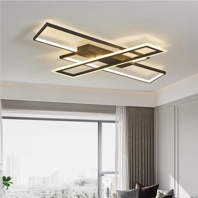 OYLCDI LED Plafondlamp Ø40cm - Dimbaar met Afstandsbediening - Modern Rond Woonkamer Slaapkamer