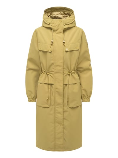 Navahoo dames parka tussenjas Kirschwind met capuchon