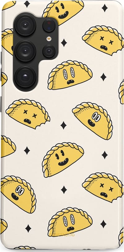 Casetastic Hoesje Geschikt voor Samsung S25 Ultra - Stijlvolle Beschermende Duo-layer Case - Pastei gerei