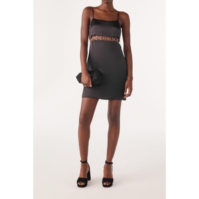 BA&SH Robe Chany Noir Größe: S | Minikleider Outlet | Damen