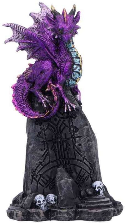 Nemesis Now - Amethyst Rune Protector 12cm Beeld/figuur - Draak - Multicolours