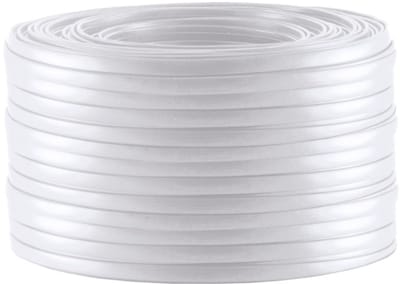 Telefoonkabel 4-aderig op rol | CCA (AWG30) | plat | wit | 10 meter