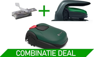 Robomow RK1000 - Robotmaaier - combideal met RK RoboHome en 8 stuks messen - 1000 m² 45% Helling - Randmaaifunctie - grasmaaier