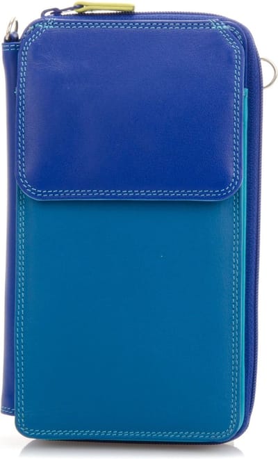 Mywalit Lederen portefeuille 11 cm - Unisex - Staand formaat - seascape