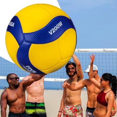 Volley-ball en mousse haute densité enduit de sport, ballon de volley-ball en PU pour jeux de plein air One Size