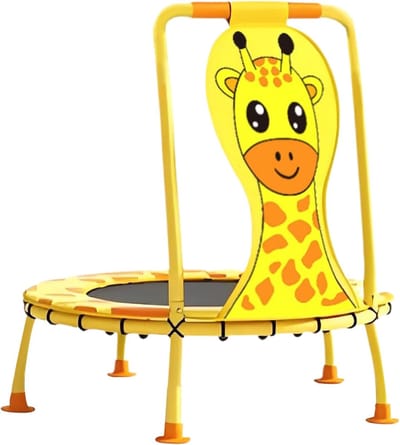 Inklapbare Mini Trampoline - Kinder Trampoline Springtrainer - Actief Spelen Binnen - Kwetsvrij Ontwerp - 92 x 99 cm
