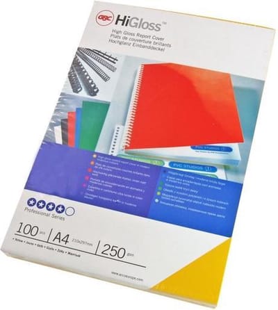 GBC HiGloss - 100 pcs. - 250 g/m² - binding cover