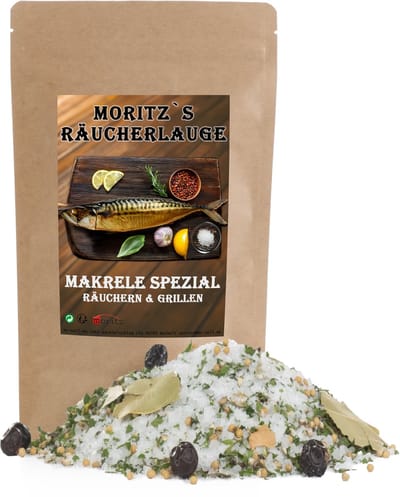 Rookzout makreel 600g pekelmix kruiden voor roken vis BBQ