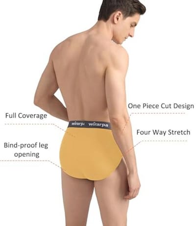 Heren Ondergoed, Boxers, Modal Onderbroeken, Zachte Brede Tailleband, Basis, Geen Vlieg, 4-Pak