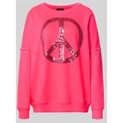 Oversized sweatshirt van katoenmix