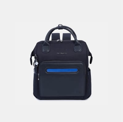 Hedgren Moka M Rugzak 14 inch met RFID-bescherming – Waterafstotend – Gerecycled materiaal – Peacoat Blue