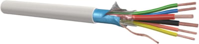 Dynamic alarmkabel LiY(st)Y 2x0.75+4x0.22mm² Dca-s2,d0,a3 per rol 100 meter