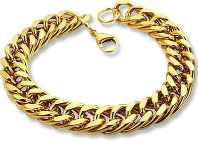 Amanto Armband Adje - 316L Staal - Cuban Schakel - 12mm - 22cm