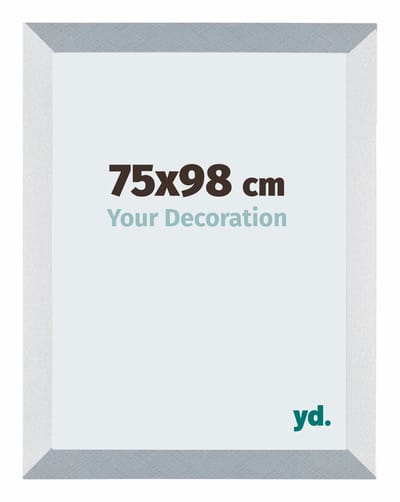 Your Decoration - Fotolijst 75x98 cm - MDF - Aluminium Geborsteld - Mura