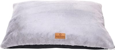 Topmast EcoLux - Ecoproof Hondenkussen - Antraciet - 100 x 70 x 12 cm - Zacht Fleece