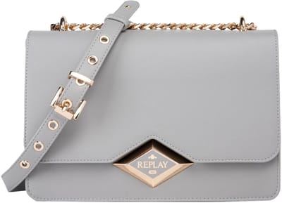 REPLAY schoudertas Shoulderbag Elephant Skin grijs