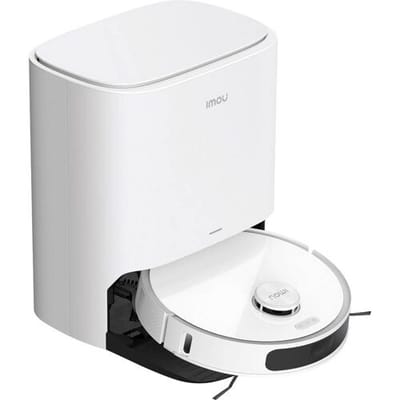 Imou RV3 - Robotstofzuiger met grondinge dweilborstels - Razendsnelle inkaartbrenging door LIDAR sensor - Opslag Plattegrond 3 Verdiepingen - Automatische lediging - AI Aangedreven door Imou Sense - 8500 Pa - 180 minuten aaneengesloten reinigen