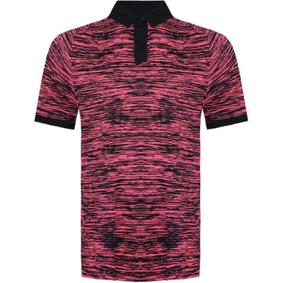 Under Armour Iso-Chill ABE Twist Heren Roze/Zwart Golf Poloshirt