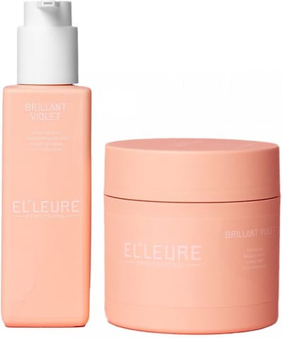 Elleure Brillant Violet Blond 1-2-3 haircare routine pakket