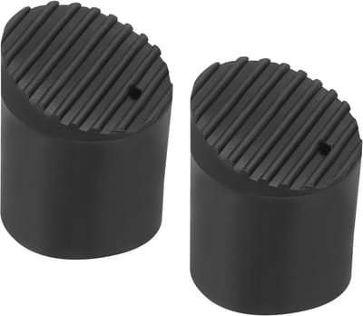 Ladder Voetmat - Antislip Rubber - Veilig Werken - Diepe Ribbels - 32x35mm Binnenmaat - Grijs