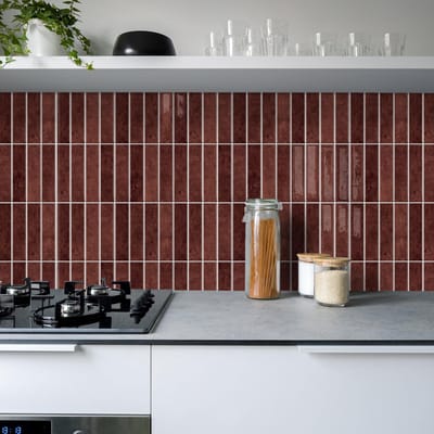 Dailygoods- Wandtegels 3D Zelfklevend - Tegelstickers 30,5x30,5 cm - Set van 10 - Waterdicht - Makkelijk aan te brengen - Geschikt voor keuken/badkamer