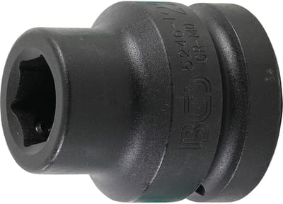 BGS Bit-Adapter voor Art. 5246 binnenvierkant 25 mm (1") - binnenzeskant 22 mm - 5246-1