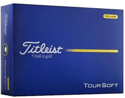 Titleist Tour Soft Golfballen Geel 2026