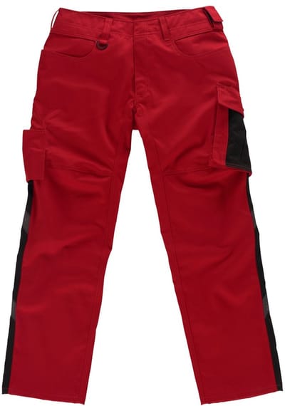 Mascot Unique Broek met dijbeenzakken 12579-442 - Rood/Zwart - C54 - 82
