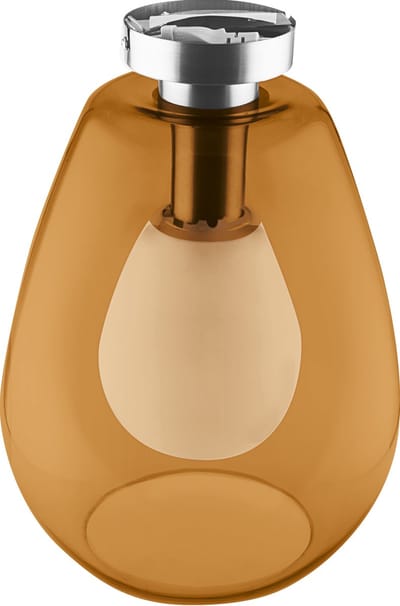 LEDVANCE Pendelarmatuur: voor plafond, E27, Vintage 1906 Cone / 220…240 V, body materiaal: glas, IP20