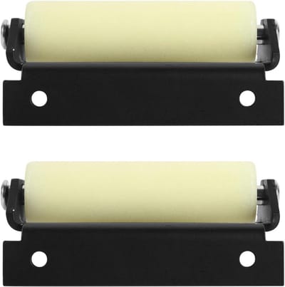 Schuifrollen Set - Camper Uitbouw - Soepel Uitschuiven - Duurzame Nylon Roller - 2 Stuks - Zilver