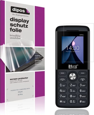 dipos – 4x Beschermfolie geschikt voor iHunt i4 Pro | Krasbestendige & heldere Screenprotector Ultra-Thin