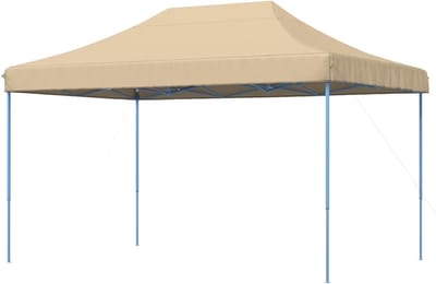 Partytent Waterdicht - Feest Canopy - Buiten Evenementen - Snelle Opzet - 440 x 292 cm - Beige