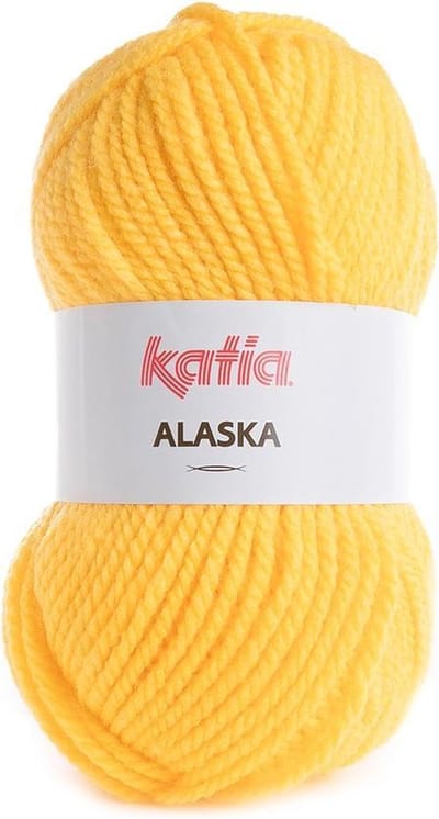 Katia Alaska - 47 geel - Acryl Garen