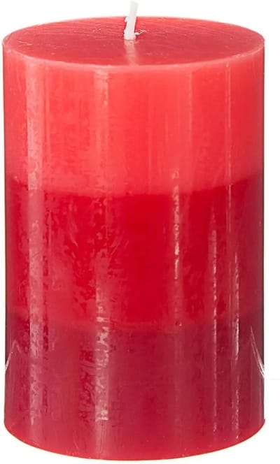 Atmosphera Geurkaars Nina - 1x stuks - Rood fruit - 45 branduren - 7 x 10 cm