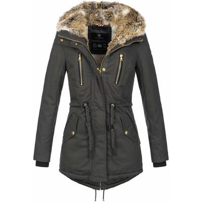 Navahoo Dames Winterjas Diamond – Warm, Elegant & Teddyfleece Voering