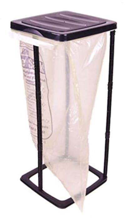 Dailygoods- Afvalzakhouder 60 Liter - Vuilniszakhouder - Afvalbak - Afvalbakje aanrecht - Afvalbak buiten - Milieuvriendelijk, 100% recyclebaar