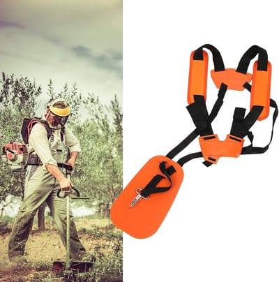 Schouderriem Trimmer - Draagband Bosmaaier - Tuinonderhoud Verlichten - Gewicht Verdeling - Verstelbaar - Oranje