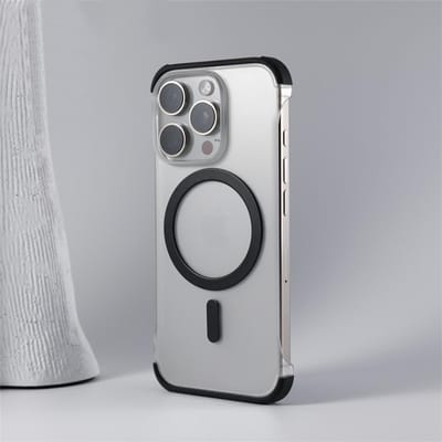 Ultra Dunne Frameloze Mat Magneetische Case Voor iPhone 16 15 14 13 12 11 17 Pro Max 17Air Plus Luxe Magsafe Slanke Randloze Cover For iPhone 12 white