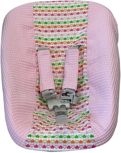 Stokke Tripp Trapp newborn hoes roze gekleurde hartjes