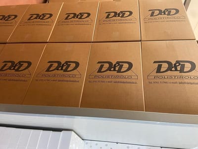 Isolatieplaten Polystyreen EPS 100x50cm Dichtheid 15 kg/m³ - Warmte-Isolatie voor Muren en Plafonds