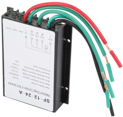 Allecto - Wind Turbine Regulator - 12V 24V Waterproof - 300W 600W Generator Controller - Efficiëntie - Energieoplossing - Duurzaam - Geschikt voor ...