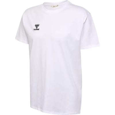Hummel Heren T-Shirt Ronde hals geborduurd logo Regular fit basis Sportshirt