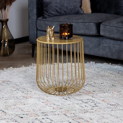 Bronx71® Salontafel Tygo goud metaal