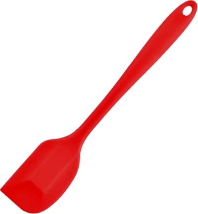 Scoby - Siliconen Spatel - Pannenlikker - Keukengerei - Cooking Spatula - 21 CM - Rood