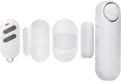 Draadloos Alarmsysteem - Magnetische Sensor - Huis Beveiligen - 120dB Alarmvolume - 300ft Afstand - Alarm Kit 6