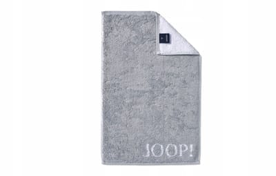 Ja! Terry Handdoek 30x50 cm Doubleface - Zilver/Grijs